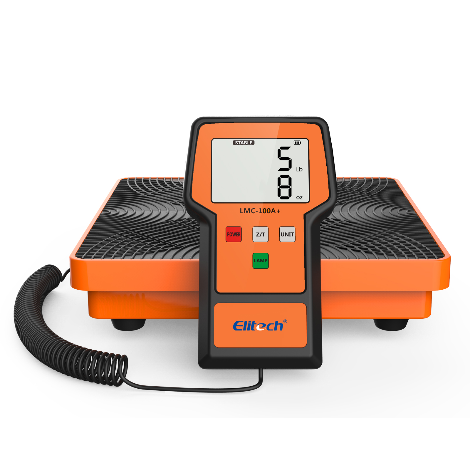 精創LMC-100A+冷媒秤 220磅帶外殼，HVAC 電子數字氟利昂回收秤