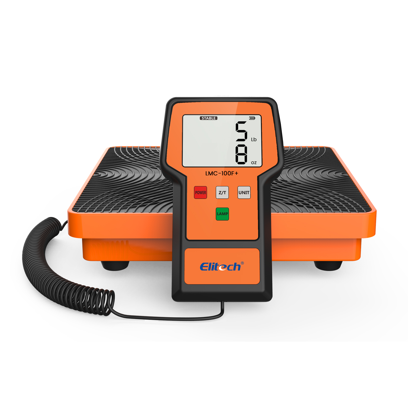 精創LMC-100F+ 冷媒秤110 磅，高精度 HVAC 數字氟利昂秤帶外殼